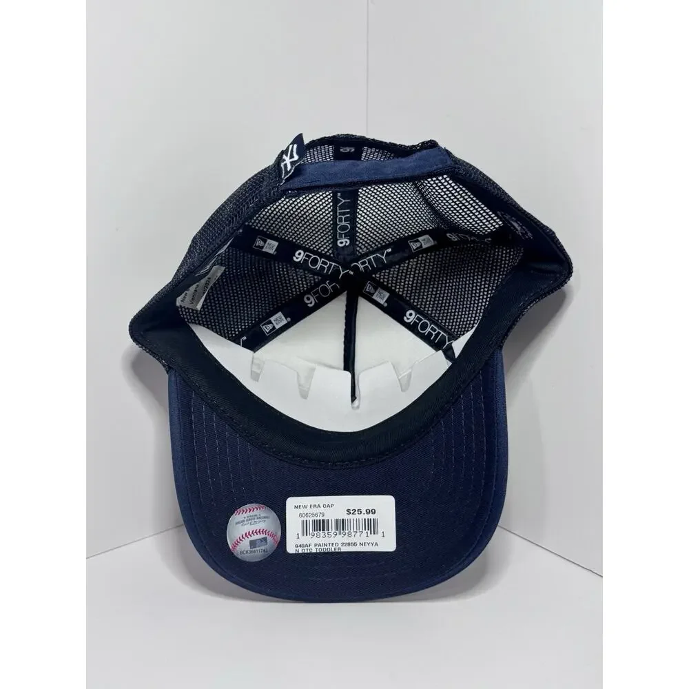 New Era 9FORTY MLB New York Yankees Toddler Strapback Trucker Baseball Hat Cap